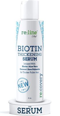 Paisle Botanics Hair Growth Serum for Hair Loss, Natural Biotin Fine Hair Thickener for Women &amp; Men, 4 oz