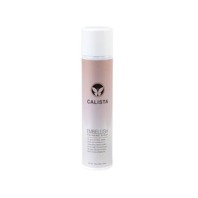 CALISTA Embellish Finishing Spray | Strong Hold Finishing &amp; Styling Hairspray | Shiny &amp; Soft Finish | Frizz Protection &amp; Weather Control | All Hair Types | 10 oz.
