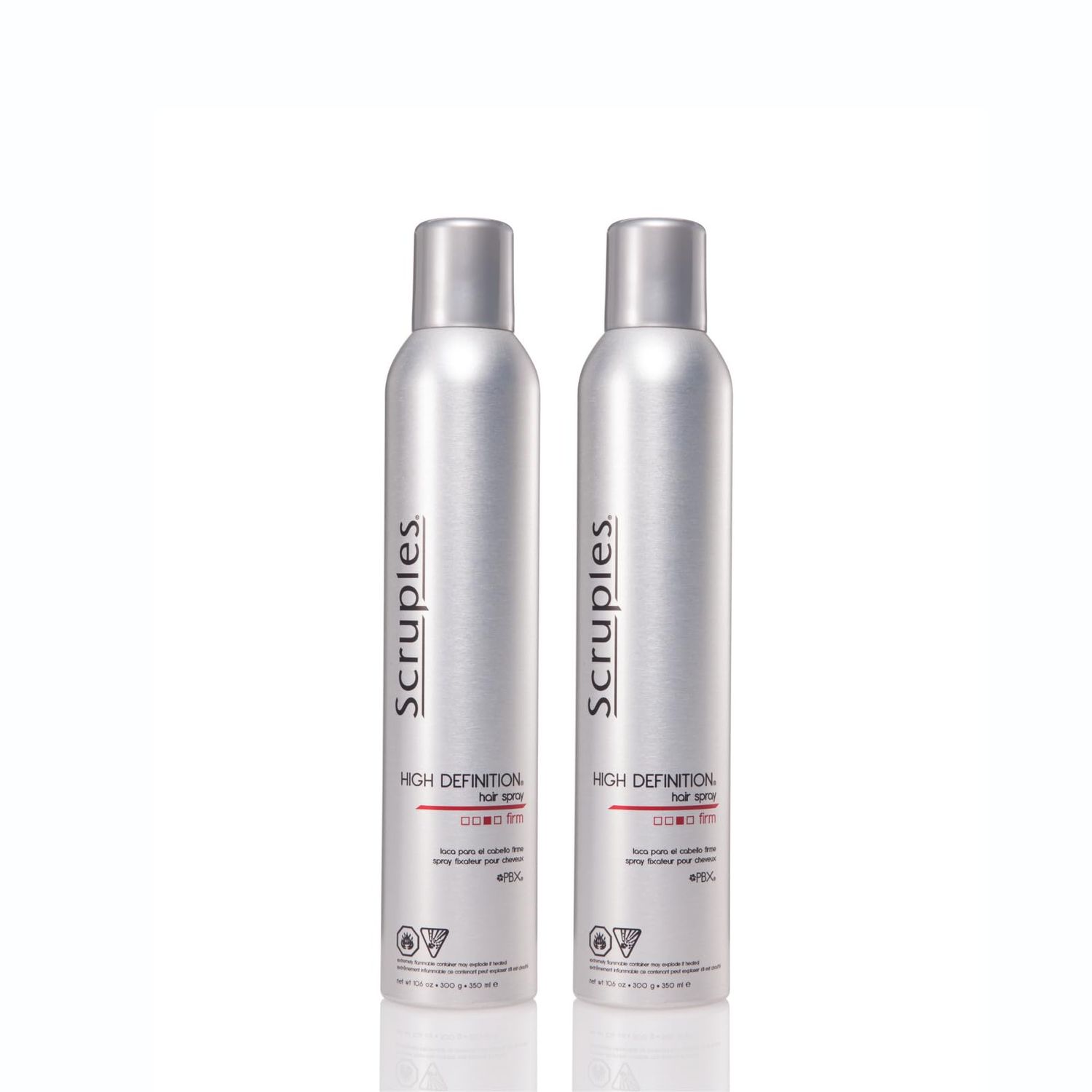 Scruples High Definition Hair Spray - Volumizing Hairspray with Extra Hold &amp; Shine - For All Hair Types, Volumizing Spray is Humidity Resistant, Smoothing, &amp; Non-Sticky, 10.6 oz (Pack of 2)