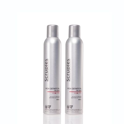 Scruples High Definition Hair Spray - Volumizing Hairspray with Extra Hold &amp; Shine - For All Hair Types, Volumizing Spray is Humidity Resistant, Smoothing, &amp; Non-Sticky, 10.6 oz (Pack of 2)