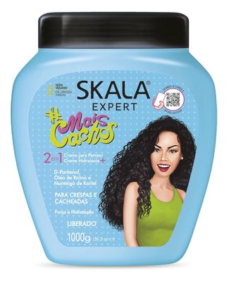 SKALA Hair Type 3ABC - Mais Cachos & Passion Fruit Combo - Hydrate Curls, Eliminate Frizz, For Curly Hair - 2-IN-1 Conditioning Treatment & Cream to Comb