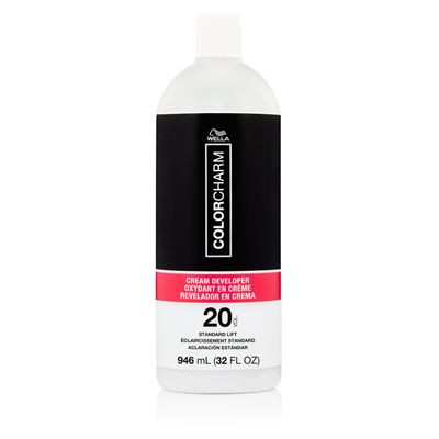 COLORCHARM Cream Hair Color Developer | 20 Volume | For Optimal Gray Blending and Rich| Multi-Dimensional End Results| 32 Fl Oz