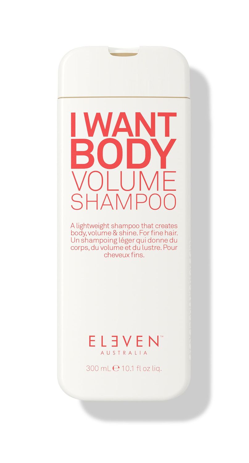 ELEVEN AUSTRALIA I Want Body Volume Shampoo - Volumizing Shampoo for Fine Hair, Adds Fullness &amp; Thickness, Sulfate-Free Formula for Healthy, Lightweight Hair - 10.1 Fl Oz