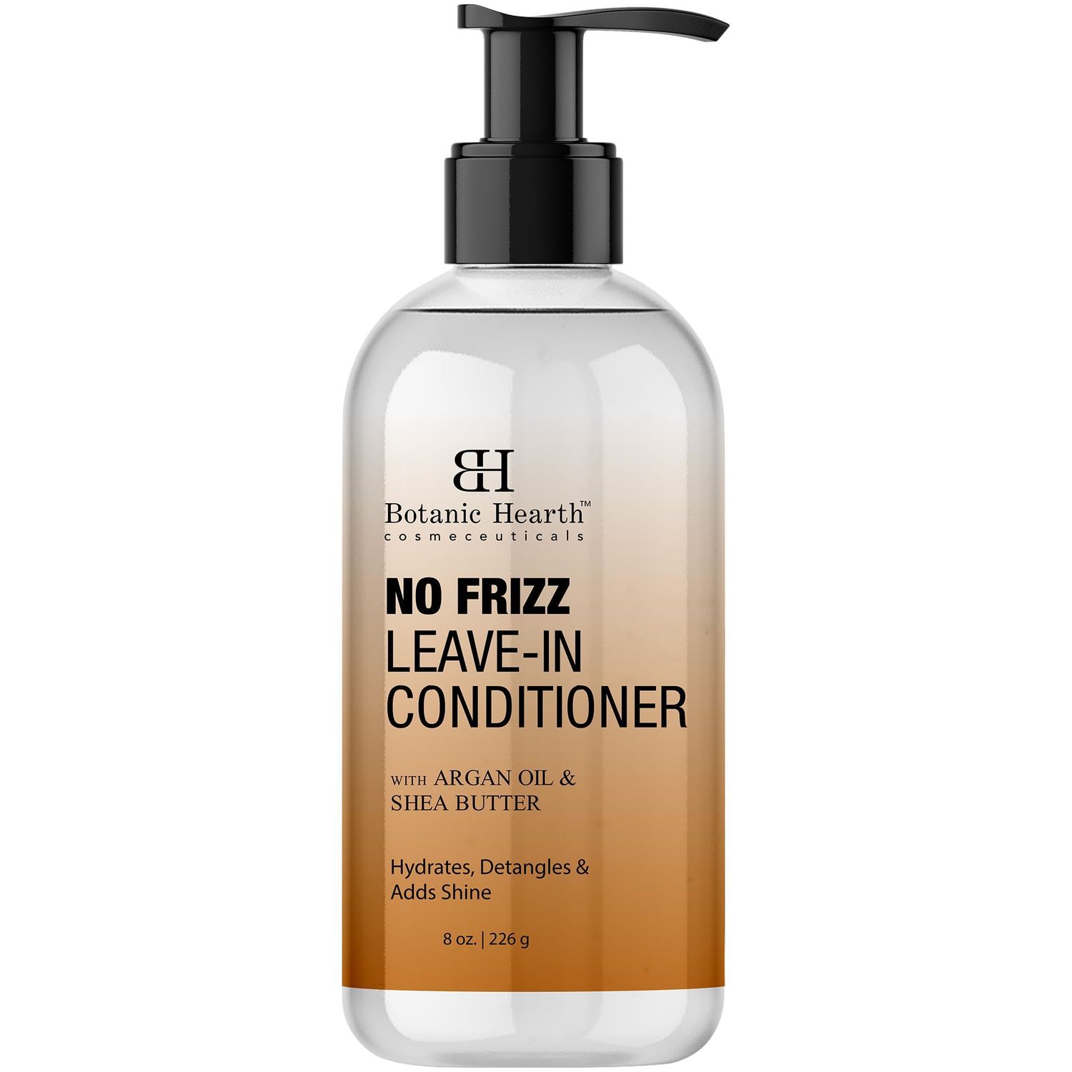 Botanic Hearth Leave in Conditioner for Curly, Frizzy, Dry, Damaged Hair | Detangling Conditioner With Shea Butter, Argan Oil &amp; Allantoin | Smooth Flyaways &amp; Add Shine | For All Hair Types | 8 oz
