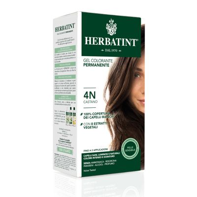 Herbatint Permanent Herbal Haircolour Gel 4N Chestnut - 135 mL