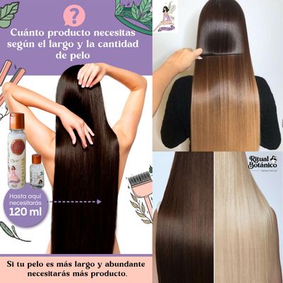 Ritual Botnico Keratina Orgnica 250 ML | Aporta Brillo, Sedosidad y Nutricin | Botox Capilar sin Formol | Hair Straightener con 12 Aceites Naturales