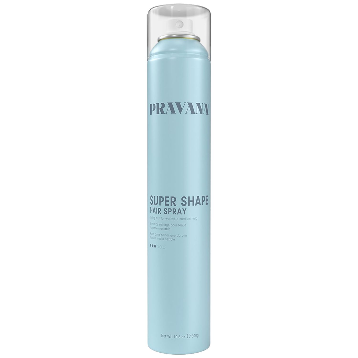 Pravana Super Shape Hair Spray | Styling Mist For Workable Medium Hold | Adds Tremendous Body | Defends Against Humidity | Vegan &amp; Cruelty Free | Paraben &amp; Sulfate Free | 10.6 Oz
