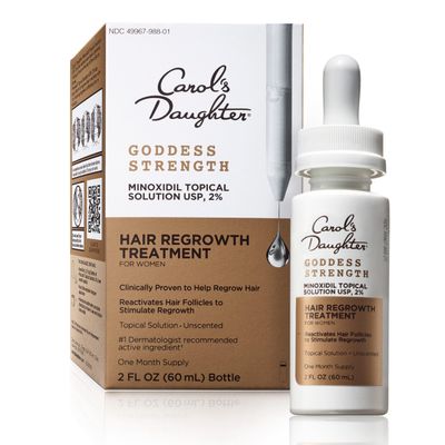 Carol&#39;s Daughter Goddess Strength Hair Regrowth Treatment for Women, 2% Minoxidil Solution for Hair Loss and Thinning, One Month Supply, 2 Fl Oz