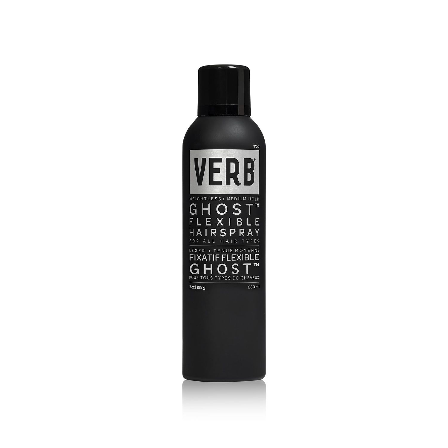 VERB Ghost Flexible Hairspray - Weightless Medium Hold Hairspray Infused with Moringa Oil - Anti-Frizz Hairspray Promotes Radiant Shine - for All Hair Types, 7 oz