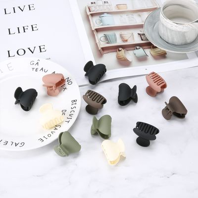 12 Pack Small Hair Claw Clips for Women Thin Fine Short Hair, 1.5 Inch Lolalet Cute Medium Size Jaw Clips Acrylic No Slip Hair Clamps Mini for Girls Kids -Style B