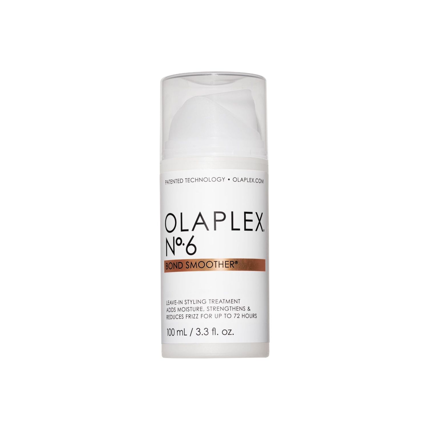 Olaplex No. 6 Bond Smoother, Leave-In Styling Hair Cream Treatment, Smooths, Conditions, &amp; Strengthens, Frizz Control for Up to 72 Hours, For All Hair Types, 3.3 fl oz