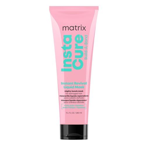 Matrix Instacure Build-A-Bond Instant Revival Liquid Mask - Repairs Very Damaged Hair, Citric Acid &amp; Squalane, Softens &amp; Smooths, Vegan &amp; Sulfate-Free, 280ml