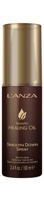 L&#39;ANZA Keratin Healing Oil Smooth Down Blow Dry Hair Spray, Effortlessly Calms, Detangles, and Reduces Puffiness, For a Perfect Silky Looking Blow-out, For All Hair Types (3.4 Fl Oz)