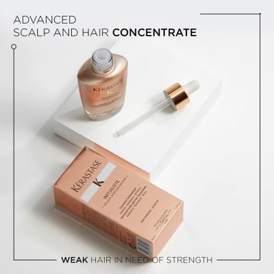 KRASTASE Initialiste Hair Serum, Hair & Scalp Treatment, Thickens, Strengthens & Prevents Damage, Adds Softness & Shine for Thin & Weakened Hair, 2.2 Fl Oz