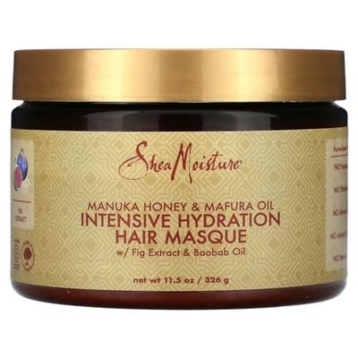 Sheamoisture Manuka Honey &amp;Mafura Oil Intensive Hydration Treatment Masque, 12 Oz