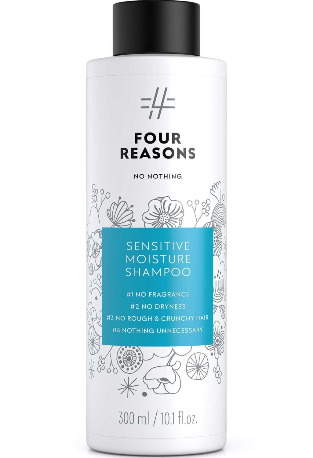 No Nothing Moisturizing Shampoo - Fragrance Free for Dry Hair and Sensitive Scalp - Hydrating, Hypoallergenic, Vegan, Paraben Free and Clear - 10.15oz