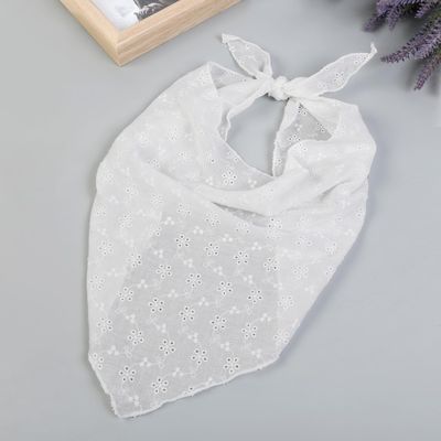 Hair Bandanas for Women Trendy Bandana Head Kerchief for Womens Hair Cute Hair Scarf Headband White Adjustable Bandana headband for girls