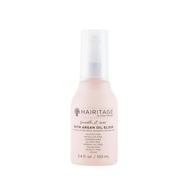 Hairitage Smooth It Over - Argan Oil - Lightweight Formula for Conditioner + Styling + Finishing - Repairs Hair + Controls Flyaways + Breakage - Formulated with Argan Oil + Avocado Oil, 3.4 FL OZ