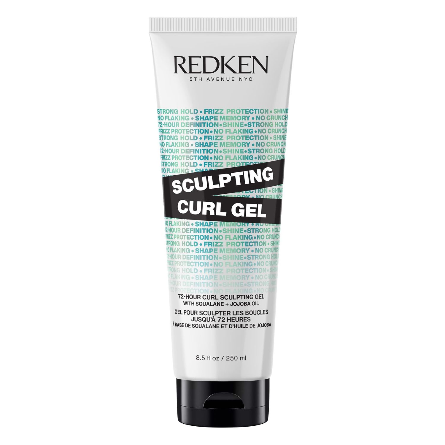 REDKEN Sculpting Curl Gel - 72-Hour Strong Hold, Crunch-Free &amp; Flake-Free, Helps Tame Frizz