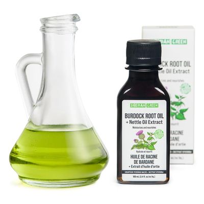 Siberian Green Burdock Oil with Nettle Oil Extract - 100ml Natural Siberian Hair Loss Burdock Root Care - Easy to Apply Hair Oil - Anti-Dandruff Scalp Stimulates Growth