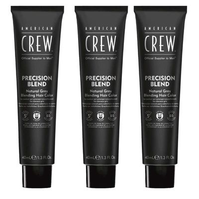 American Crew Men&#39;s Temporary Hair Color, Temporary Hair Dye, Natural Gray Coverage, Mednatural, 1.35 Fl Oz