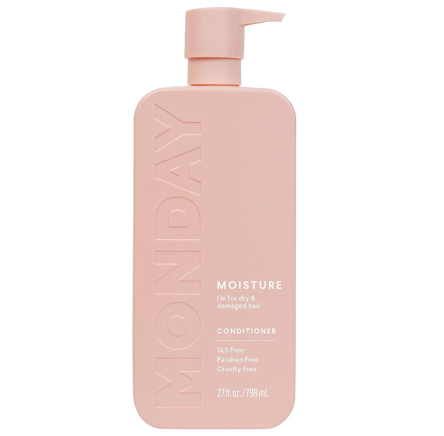 MONDAY Haircare MOISTURE Conditioner with Hyaluronic Acid, Coconut Oil &amp; Shea Butter for Dry &amp; Dull Hair 798 mL