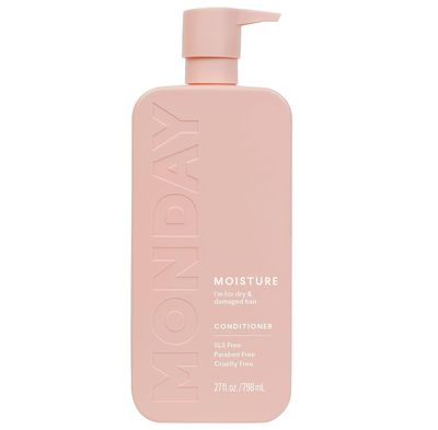 MONDAY Haircare MOISTURE Conditioner with Hyaluronic Acid, Coconut Oil &amp; Shea Butter for Dry &amp; Dull Hair 798 mL