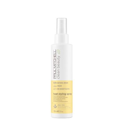Paul Mitchell Clean Beauty Heat Styling Spray, Shine &amp; Thermal Protection, For All Hair Types That Heat Style, 5.1 fl. oz.