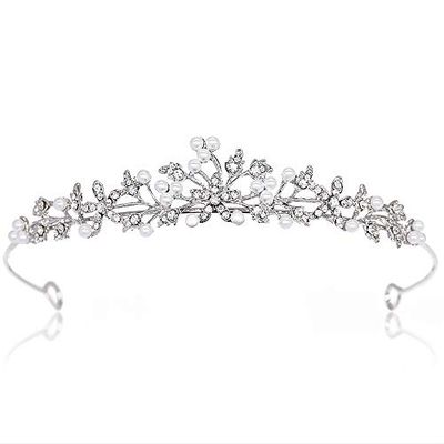 Rhinestone Crystal Tiaras and Crowns Headband For Women Birthday Pageant Wedding Prom Princess Crown (A-006)