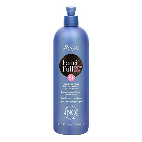 Roux Fanci-Full Instant Hair Color, #21 Plush Brown, 15.2 Fl Oz