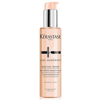 KRASTASE Curl Manifesto Gelee Curl Contour Hair Serum, Enhances Curl Definition Without Crunch, Anti-Frizz with Shea Butter for All Wavy, Curly, Very Curly &amp; Coily Hair, 5.07 Fl Oz