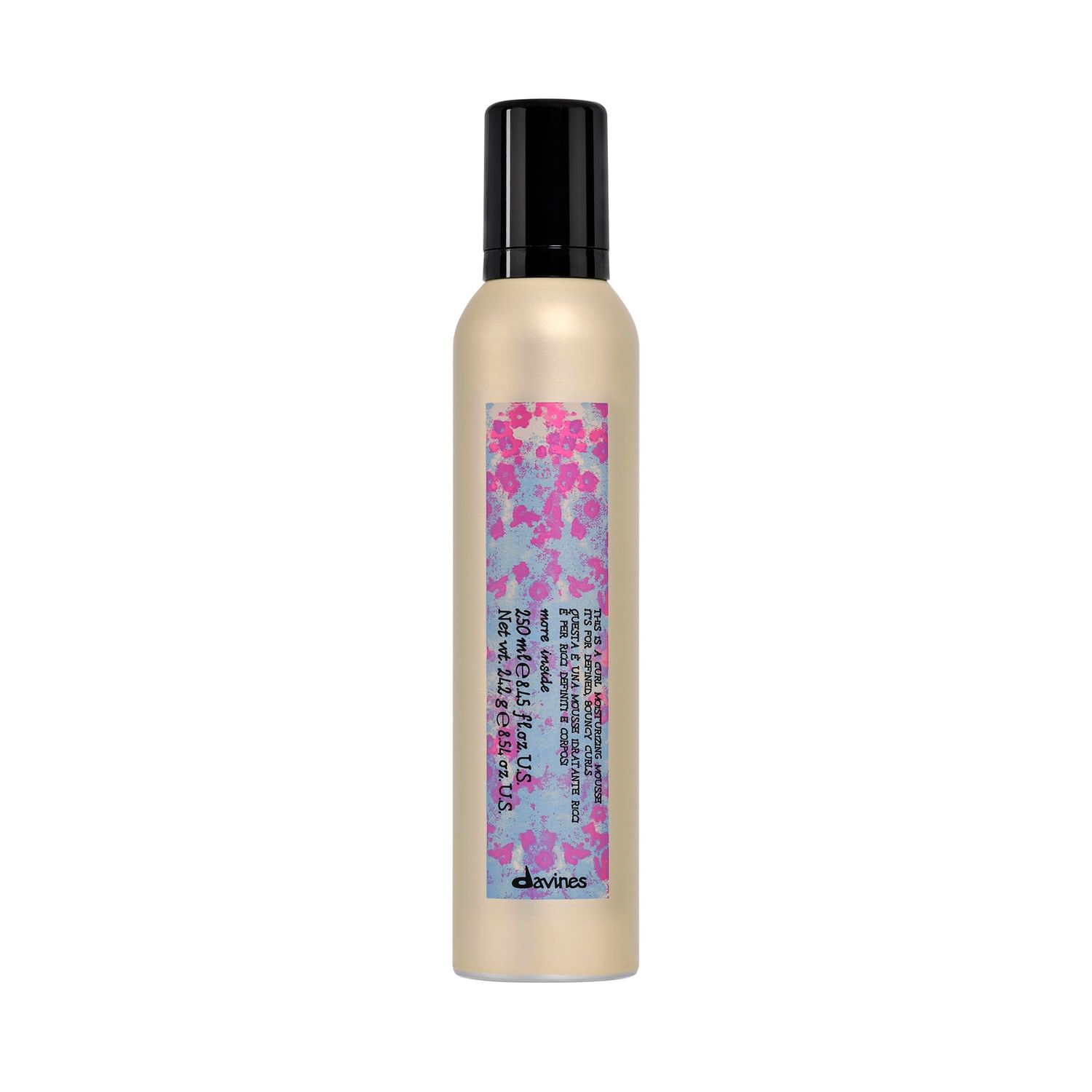 Davines This Is A Curl Moisturizing Mousse, Volumizing, Paraben Free Formula For Bouncy And Defined Curls And Waves, 8.53 Fl. Oz.