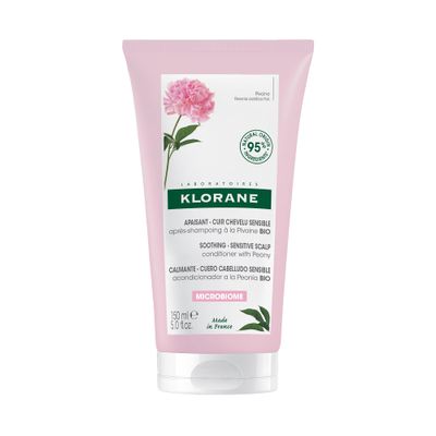 Klorane Gel Conditioner with Peony, Soothing Relief for Dry Itchy Flaky Sensitive Scalp, pH Balanced, Provides Scalp Comfort, 5 oz.