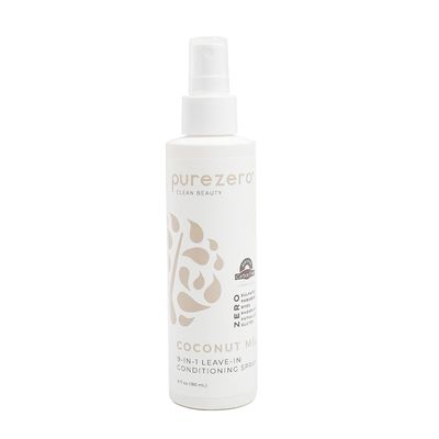 Purezero 9-in-1 Leave-In Conditioner Spray 6 oz - Multi-Action Hair Treatment for Moisture, Detangling, Frizz Control, Heat Protection, and Shine