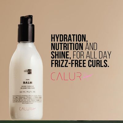 Oligo Professionnel - Calura Curl Balm - Defining Cream for wavy and curly hair - Curl enhancer - Sulfate &amp; Paraben free - Control frizz with conditioning ingredients - 8.5oz