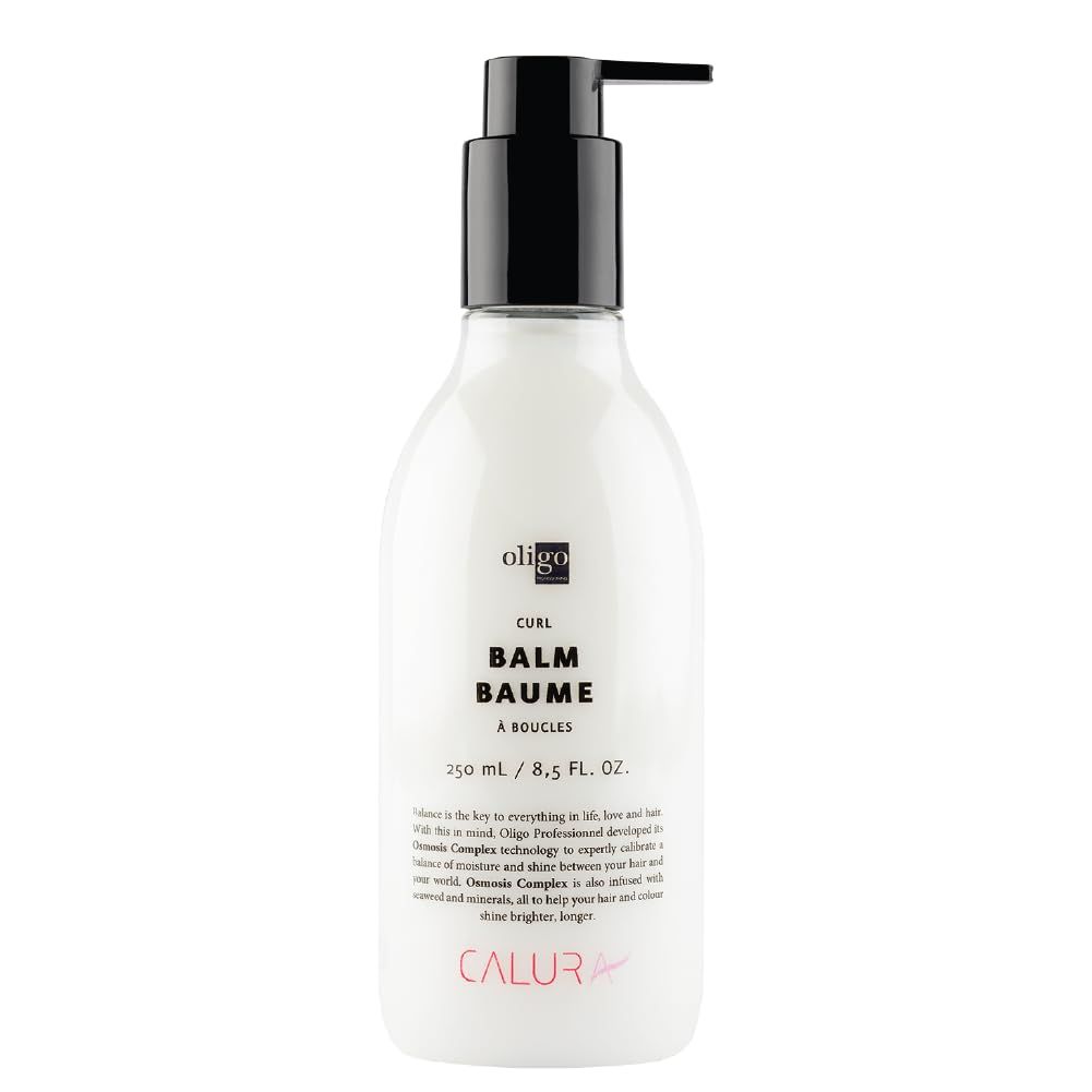 Oligo Professionnel - Calura Curl Balm - Defining Cream for wavy and curly hair - Curl enhancer - Sulfate &amp; Paraben free - Control frizz with conditioning ingredients - 8.5oz