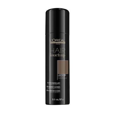 L&#39;Oreal Professionnel Hair Root Touch Up | Root Concealer Spray | Blends and Covers Grey Hair | Temporary Hair Color for Light Brown Hair | 2 Oz.