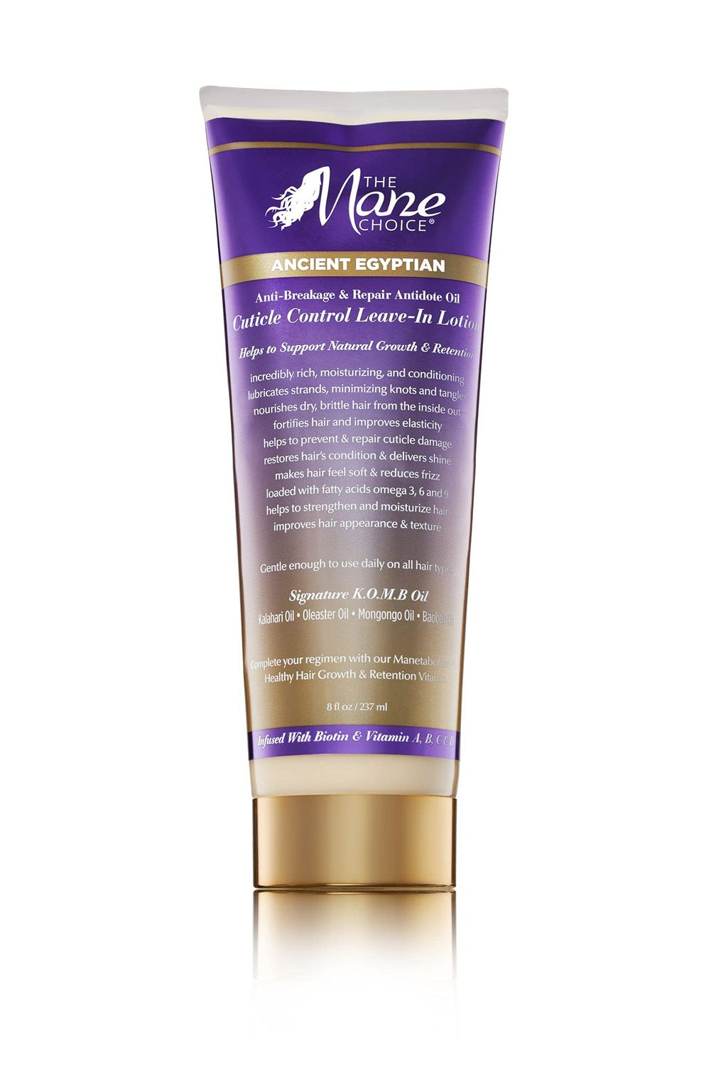 The Mane Choice Ancient Egyptian Anti-Breakage and Repair Antidote Leave In Conditioner, Conditioning &amp; Moisturizing Lotion for Hair Shine &amp; Frizz Control, Nourishes Dry, Brittle Hair, 8 Oz