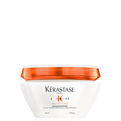 KERASTASE Nutritive Masquintense Hair Mask | Deeply Nourishes &amp; Conditions | With Plant-Based Proteins &amp; Niacinamide | For Fine to Medium Dry Hair | 6.8 Fl Oz