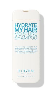 ELEVEN AUSTRALIA Hydrate My Hair Shampoo - Moisturizing, Color-Safe, Anti-Frizz, Nourishing Formula for Dry, Damaged Hair - Protects Against Heat &amp; Environmental Damage, For Daily Use - 10.1 Fl Oz