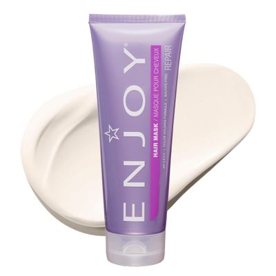 Enjoy Hair Mask 8 Oz 227 Grams | Add Moisture &amp; Shine, Repair and Strengthen Dry, Unruly Hair | Color Safe | pH 4.5-5.5 | Sulfate-Free