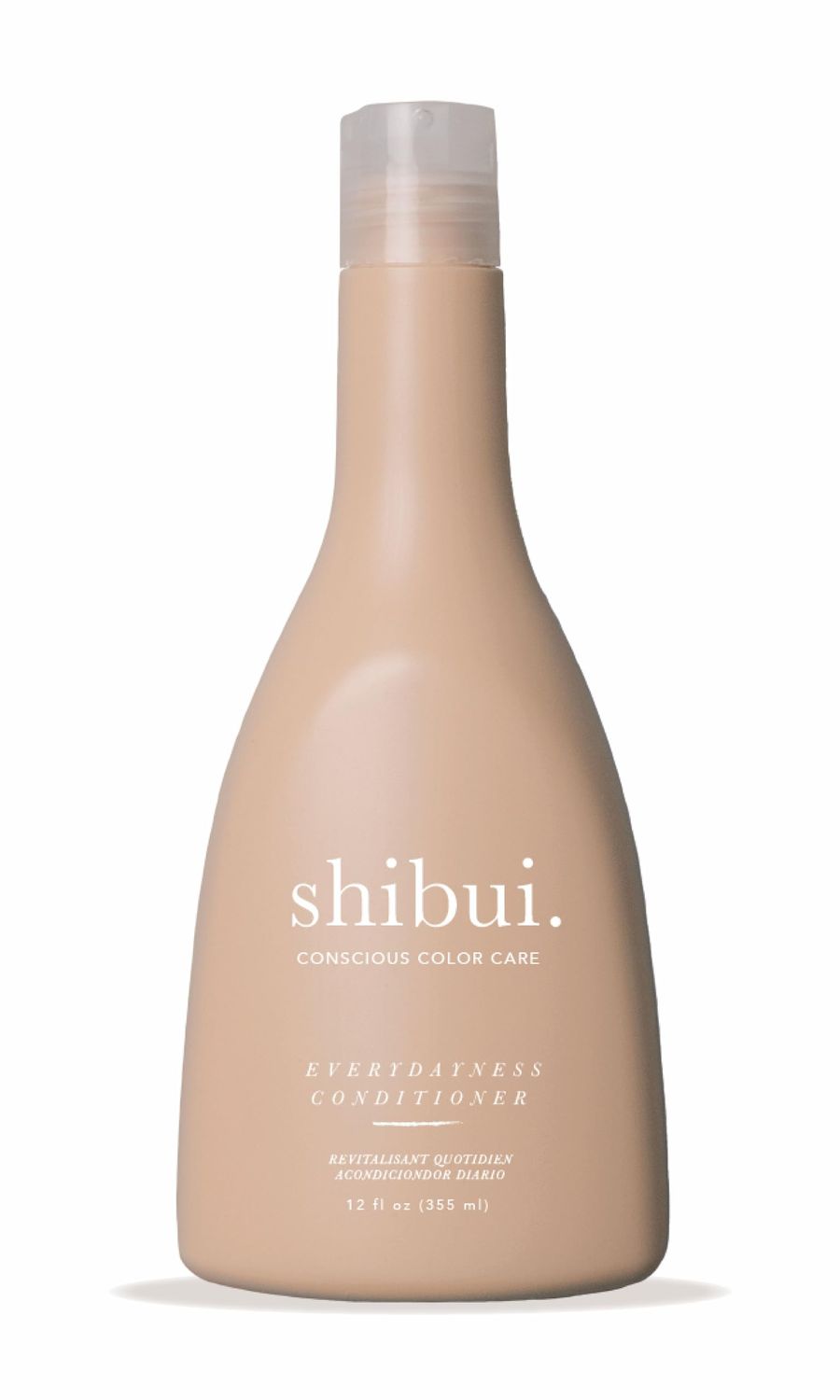 Shibui Everydayness Conditioner, Lightweight Hydration &amp; Color Protection with Peach &amp; Babassu Oils for Fine to Medium Hair, Color-Safe &amp; Silicone-Free, 12 Fl Oz