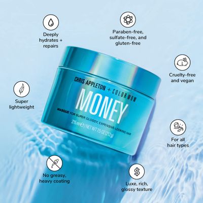 COLOR WOW Money Masque - Deep Hydrating Conditioning Treatment by Celebrity Stylist Chris Appleton, Vegan Formula
