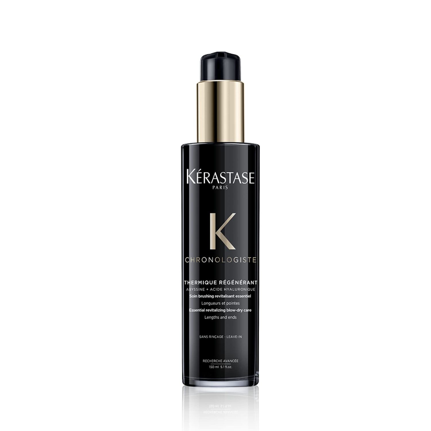 KRASTASE Chronologiste Thermique Rgnrant Hair Serum, Heat Protectant, Prevents Breakage, Controls Frizz &amp; Protects Against Humidity with Argan Oil for Dry, Fine &amp; Brittle Hair, 5.1 Fl Oz