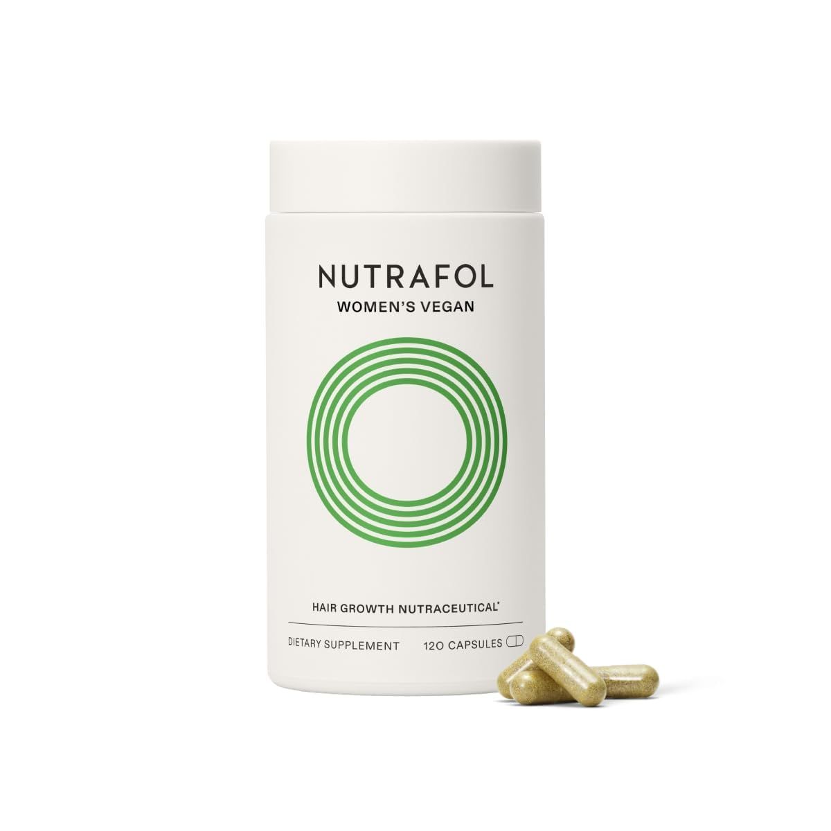 Nutrafol Women&#39;s Hair Growth Supplements, For Women 18-44 Years Old, Clinically Tested for Visibly Thicker, Stronger Hair, 100% Vegan Ingredients, Dermatologist Recommended - 1 Month Supply