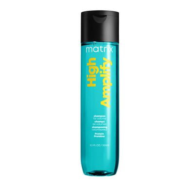 Matrix High Amplify Volumizing Shampoo | Instant Lift, Lasting Volume &amp; Strengthening | Silicone-Free | Boost Structure in Fine, Thin &amp; Limp Hair | Salon Professional Shampoo | 10.1 Fl. Oz.