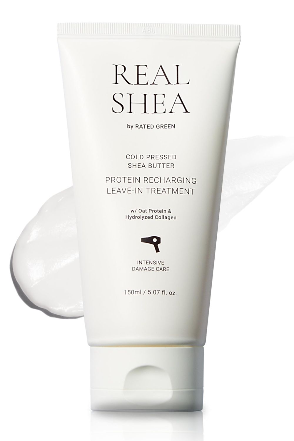 RATED GREEN Real Shea Protein Recharge Leave-in Treatment, 5.07 fl oz - Organic Shea Butter Deep Conditioning Hair Mask Treatment for Dry, Frizzy, Damaged Hair