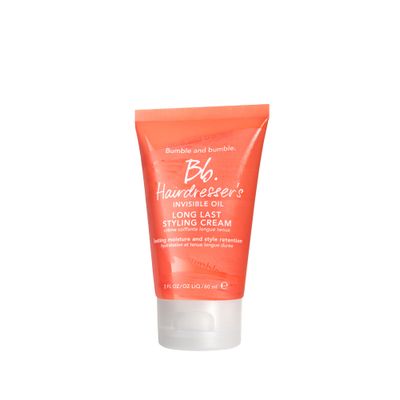 Bumble and bumble. Hairdresser&#39;s Invisible Oil Long Last Styling Cream | Hydrating, Anti Frizz, Color Safe | Curly, Wavy, Straight | With Argan Oil, Coconut Oil + Grapeseed Oil, 2 Fl Oz