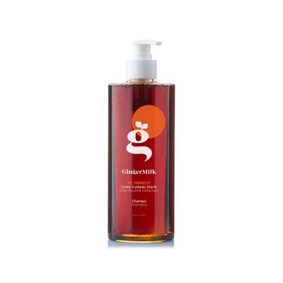 GINGER MILK - Daily use shampoo for all hair types. Controls hair loss and stimulates hair growth with a potent ginger-based formula | 16oz | Be Honest