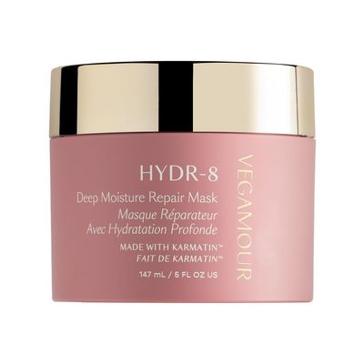 VEGAMOUR HYDR-8 Deep Moisture Repair Mask, Deep Conditioner Hair Mask Formulated Without Sulfates for Dry, Damaged, Frizzy Hair, Floral &amp; Vanilla Scent, 5 fl. oz.